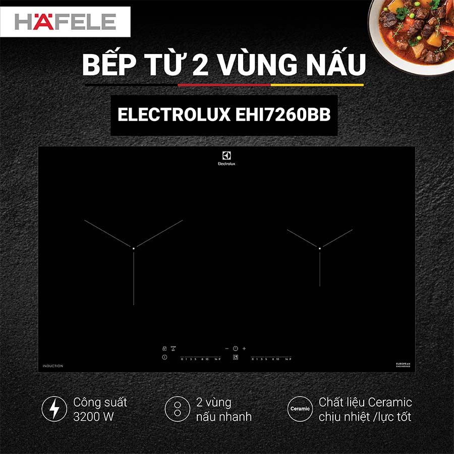 Bếp từ đôi Electrolux EHI7260BB QH246511 1